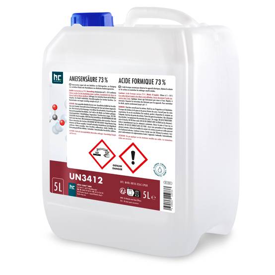 Acide formique 73% Höfer Chemie® de qualité technique en bidon de 5 L x 1 - Image 1