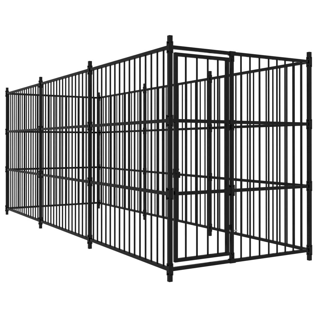Vidaxl - Chenil d'extérieur pour chiens 450 x 150 x 185 cm vidaXL 170892 - Imagen 1
