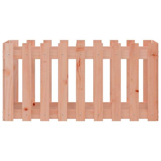 Lit surélevé de jardin design de clôture bois douglas massif 100 x 50 x 50 cm - PANGIVO - Image 5