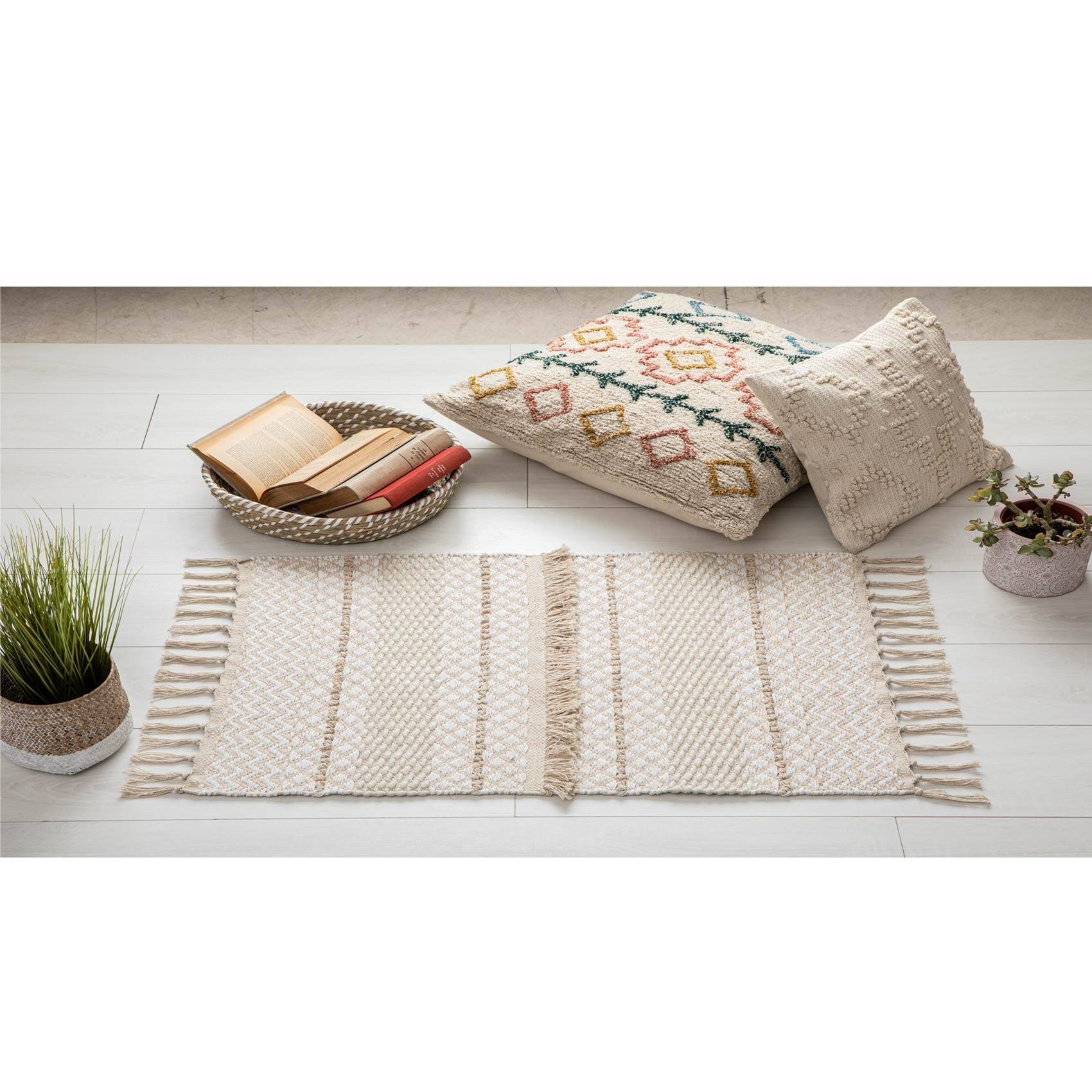 Atmosphera - Tapis en coton et lurex cuivré - ATMOSPHERA - Imagen 3