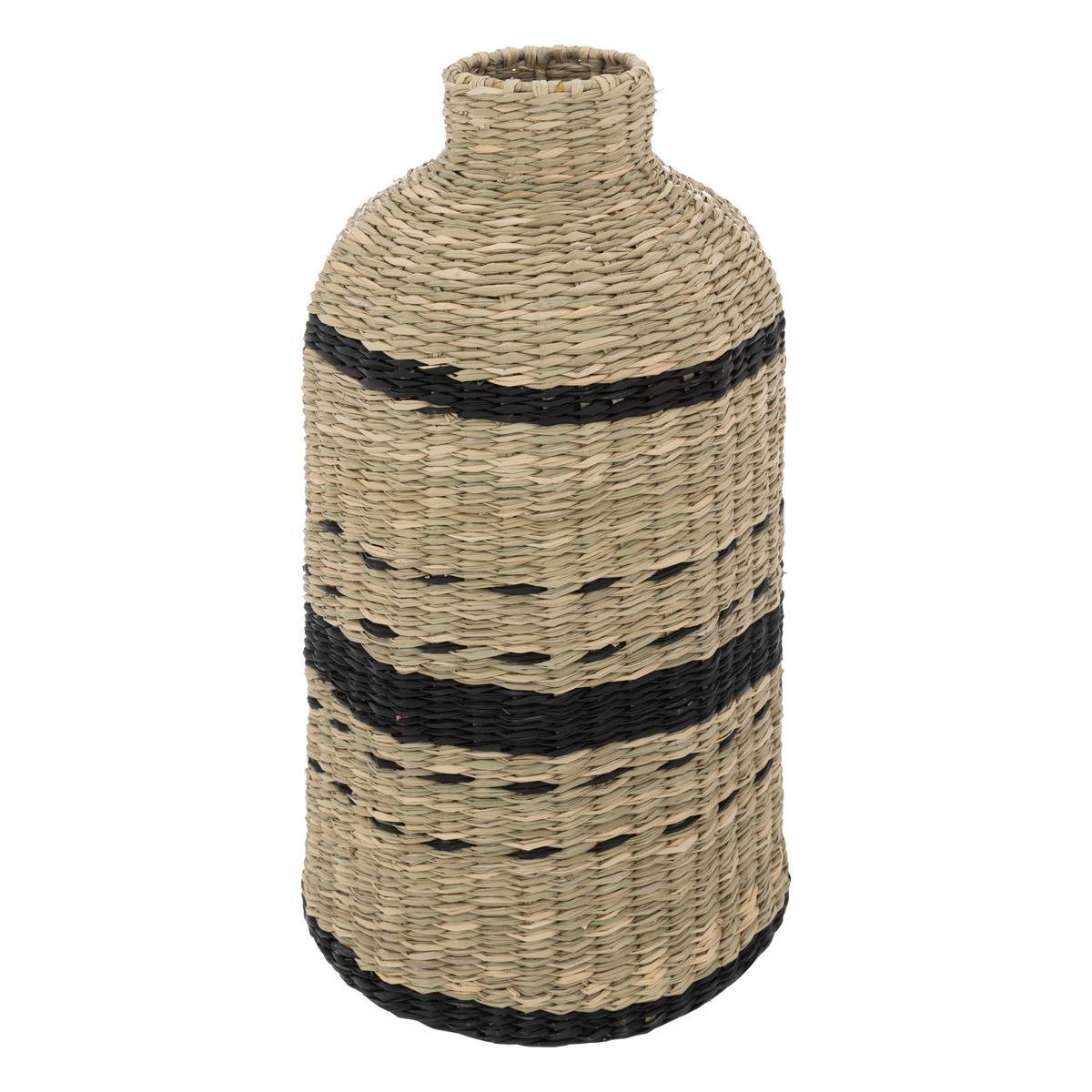 Atmosphera - Vase "Lumière d'hiver" en paille & métal H40cm - Atmosphera Créateur d'intérieur - Imagen 2