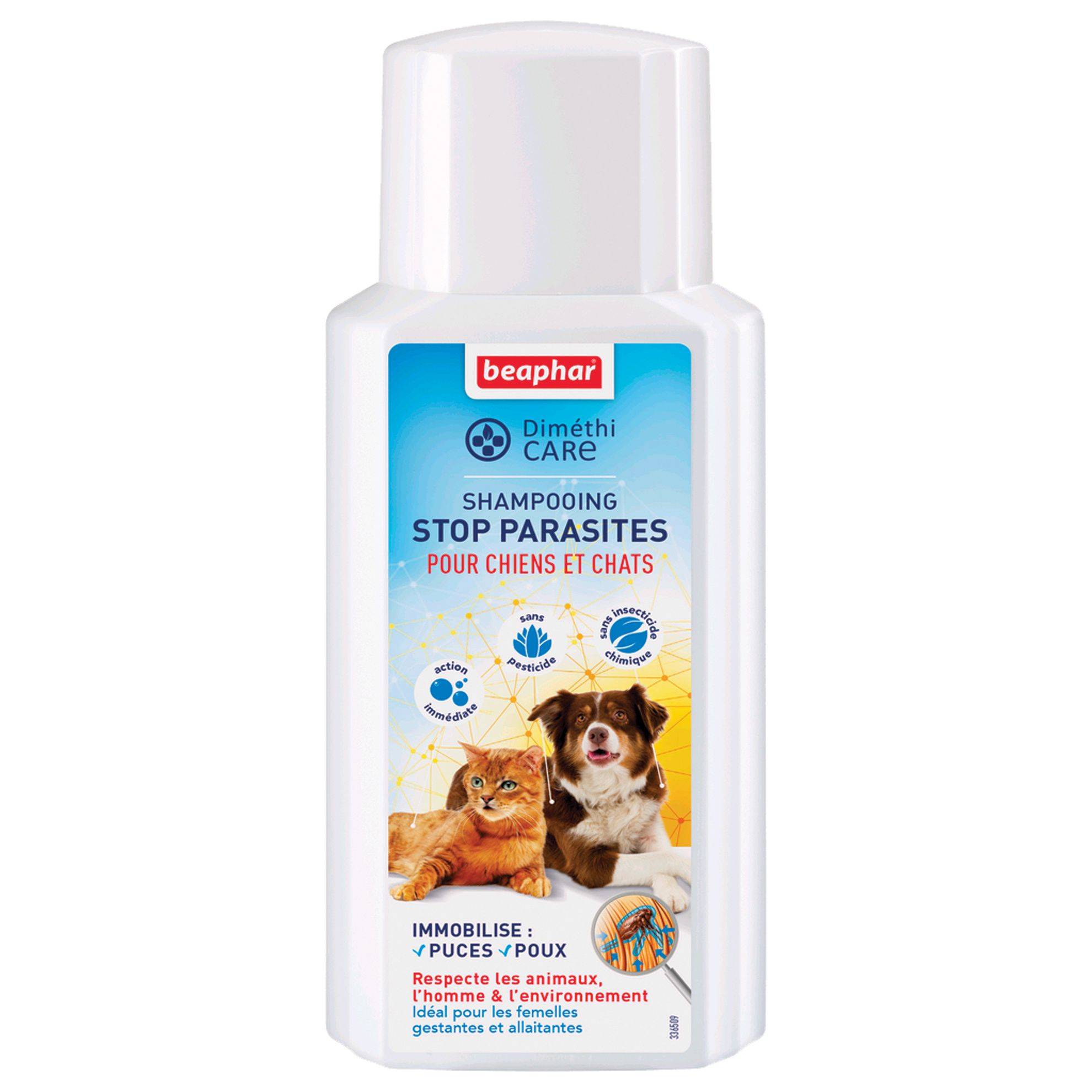 Shampooing Diméthicare stop parasites : 200 ml BEAPHAR