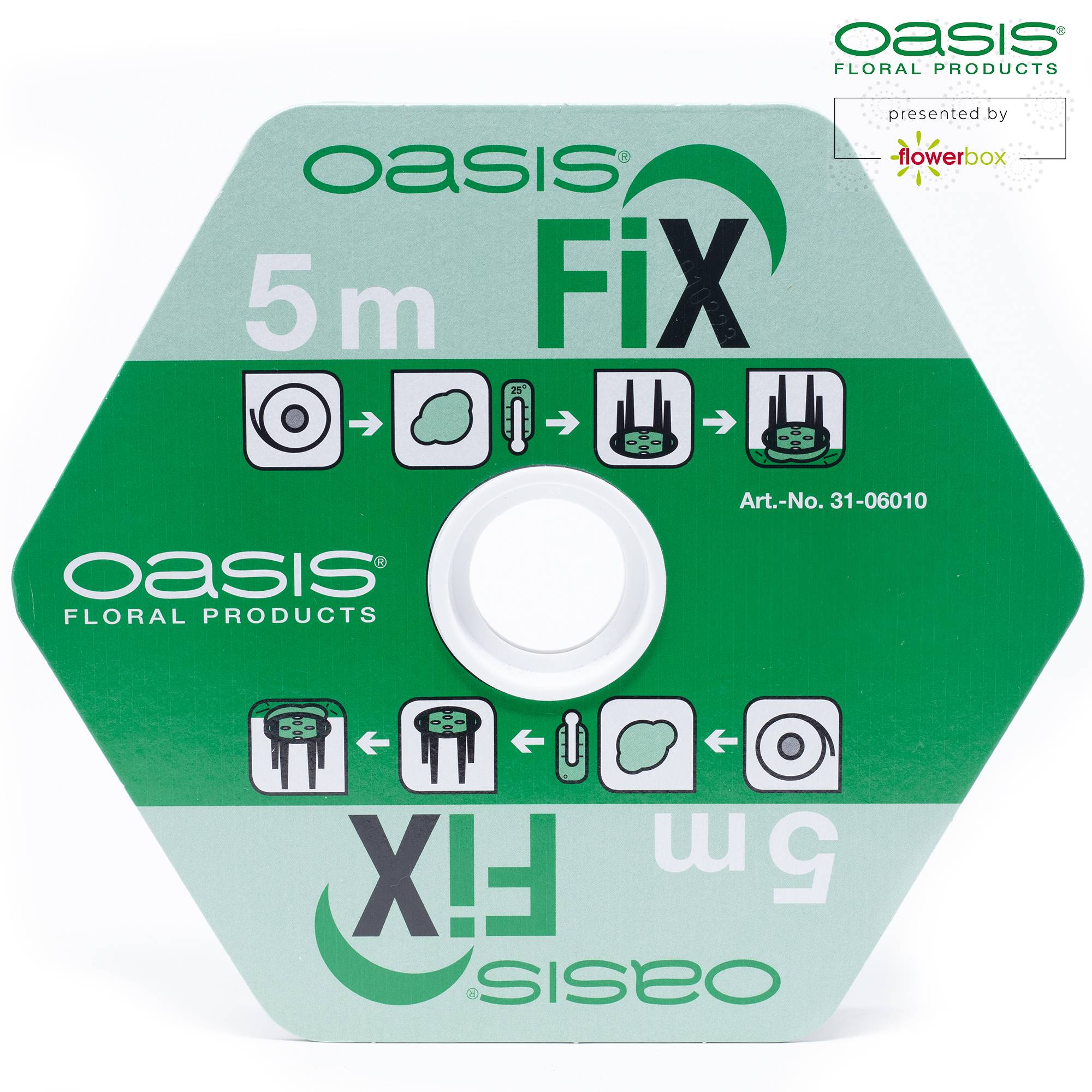 Masse adhésive OASIS® Fix - 5m x 10mm - verte - pâte à modeler fournitures de bricolage et de floristique pour la fixation de mousse florale - Image 4