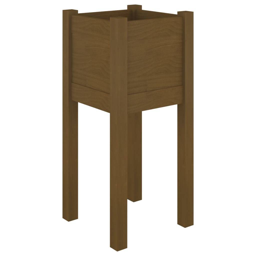Vidaxl - Jardinière d'extérieur Marron miel 31x31x70 cm Bois de pin vidaXL 810785 - Image 2