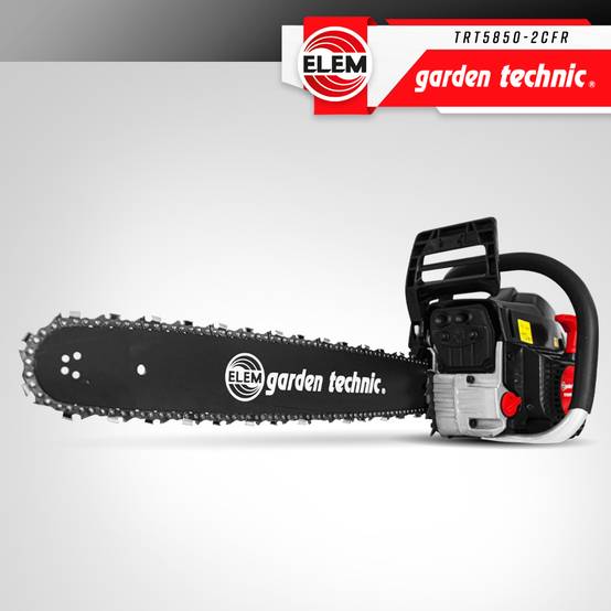 Elem Garden Technic - Tronçonneuse thermique 58CC - guide 50cm livrée avec 2 chaînes - Elem Garden - Image 4