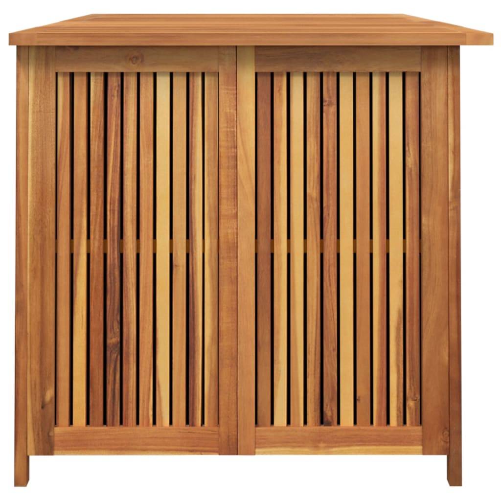 Coffre de rangement - Boîte de rangement de jardin 175x80x75 cm bois massif d'acacia rj67 - Image 5