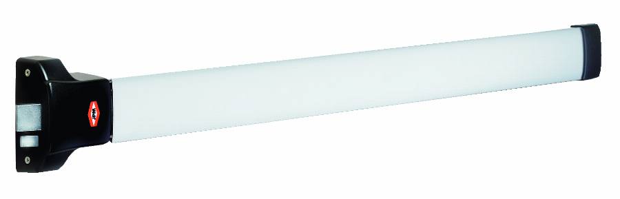 Fermeture anti-panique JPM Push bar 90+ - 1 point latéral - 1141 mm - Noire - PJ1100-02-0A - Image 1