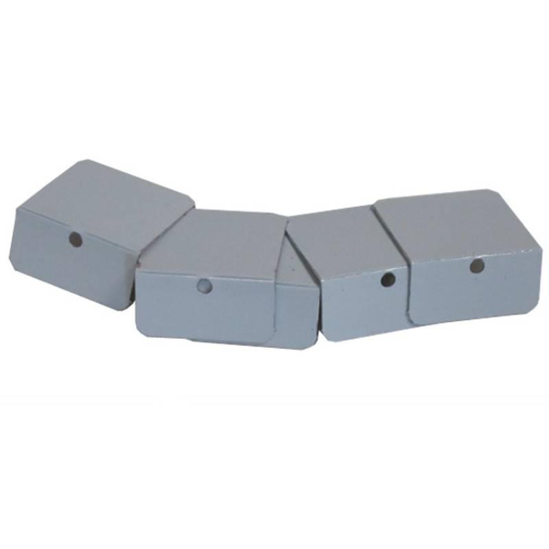 Arrêts aluminium pour profil de bordure toiture polycarbonate (x5) - Coloris - Aluminium, Epaisseur - 16 mm