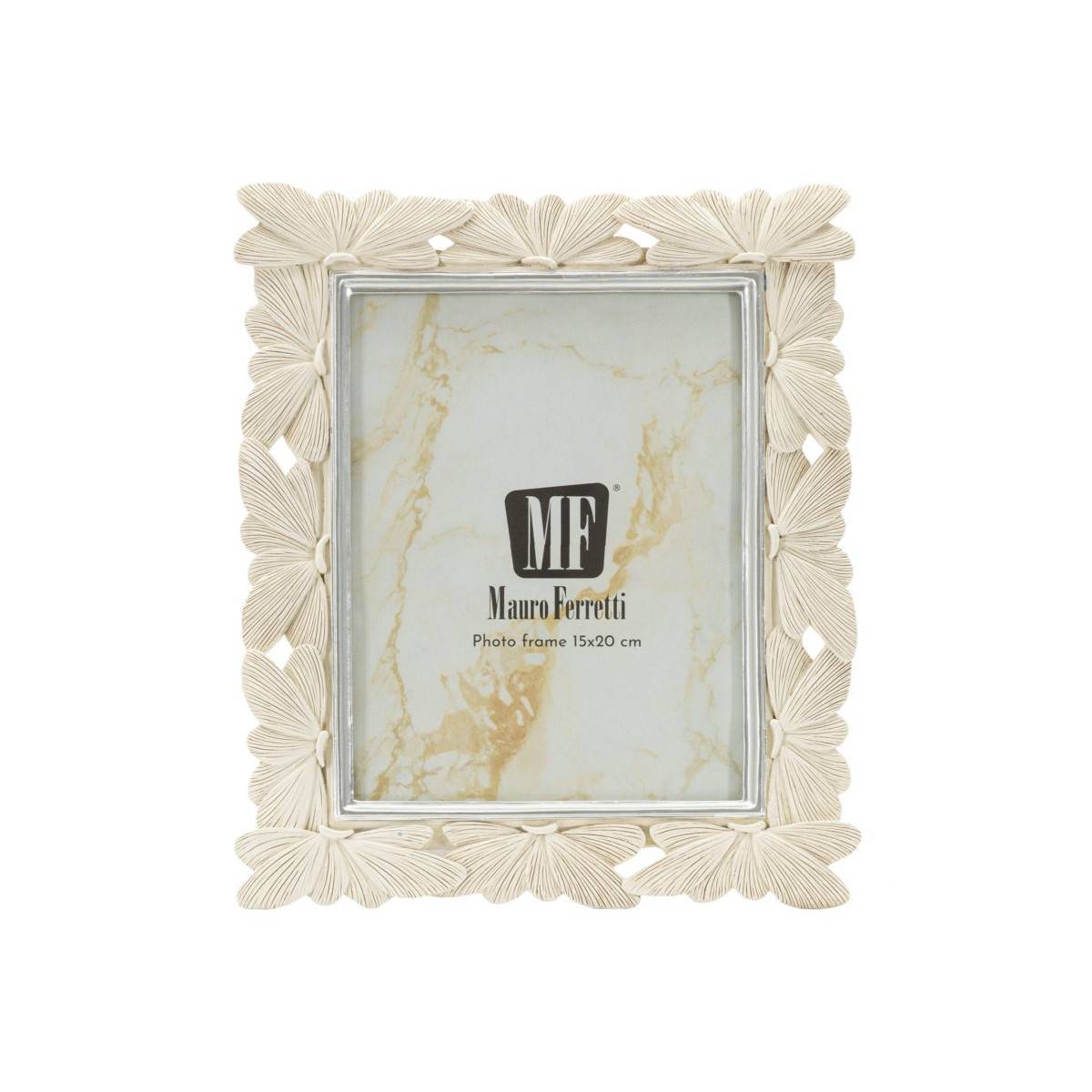 Paris Prix - Cadre Photo Déco "Butterfly" 15x20cm Crème - Image 2