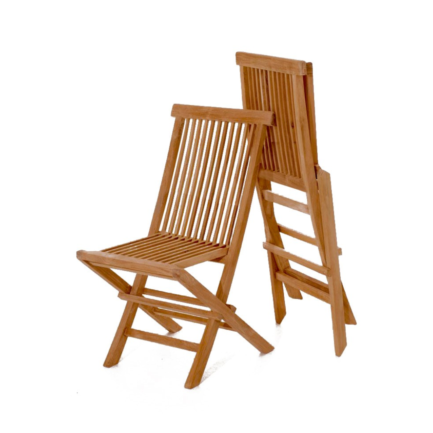 Salon de jardin Teck huilé 6 pers - Table ovale 4 chaises 2 fauteuils LUBOK - Image 6