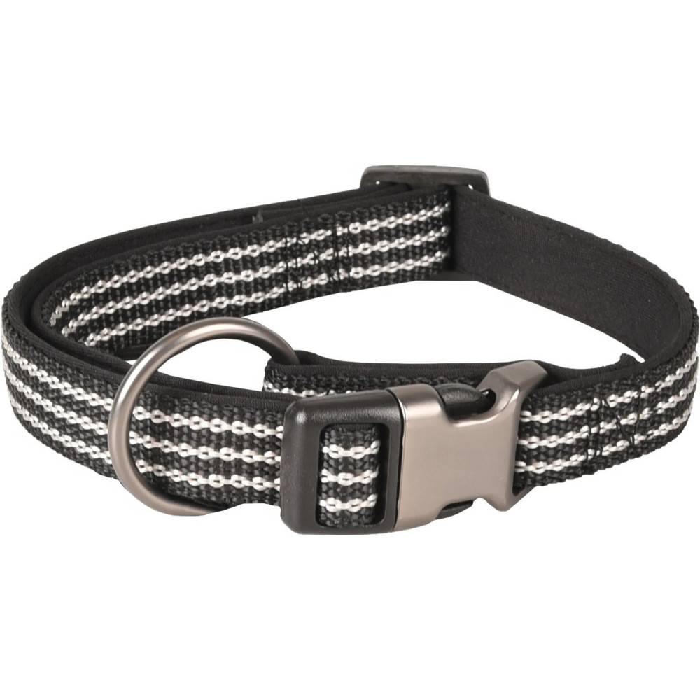Collier Jannu noir réglable de 40 à 55 cm 20 mm taille L pour chien - Imagen 1