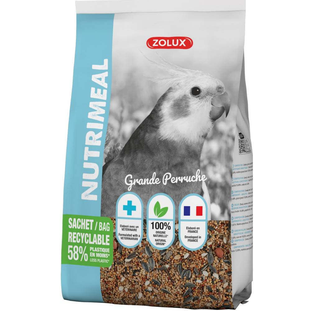 Zolux - Graines grandes perruches nutrimeal  2.5Kg - Image 1