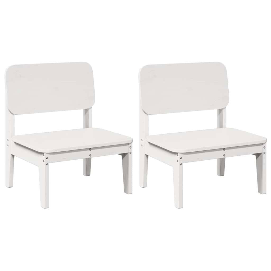 Prolenta Premium - Chaises de jardin bois blanc  60 x 52,5 x 72 cm  - Prolenta premium p381.3 - Image 1