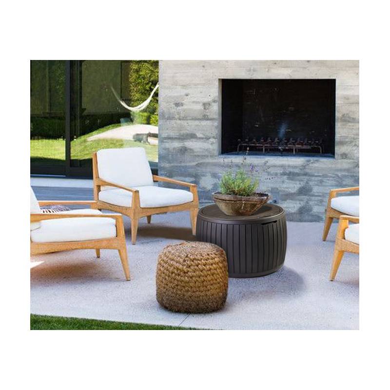 Keter - Coffre de jardin Circawood - 132 L - Gris - Image 3
