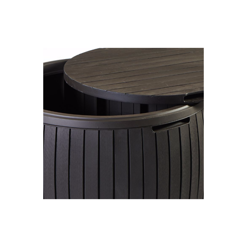 Keter - Coffre de jardin Circawood - 132 L - Gris - Image 2