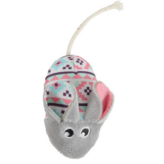 Zolux - Souris grise Kali. 14 x 5 x 3 cm. avec catnip. Jouet chat - Imagen 2
