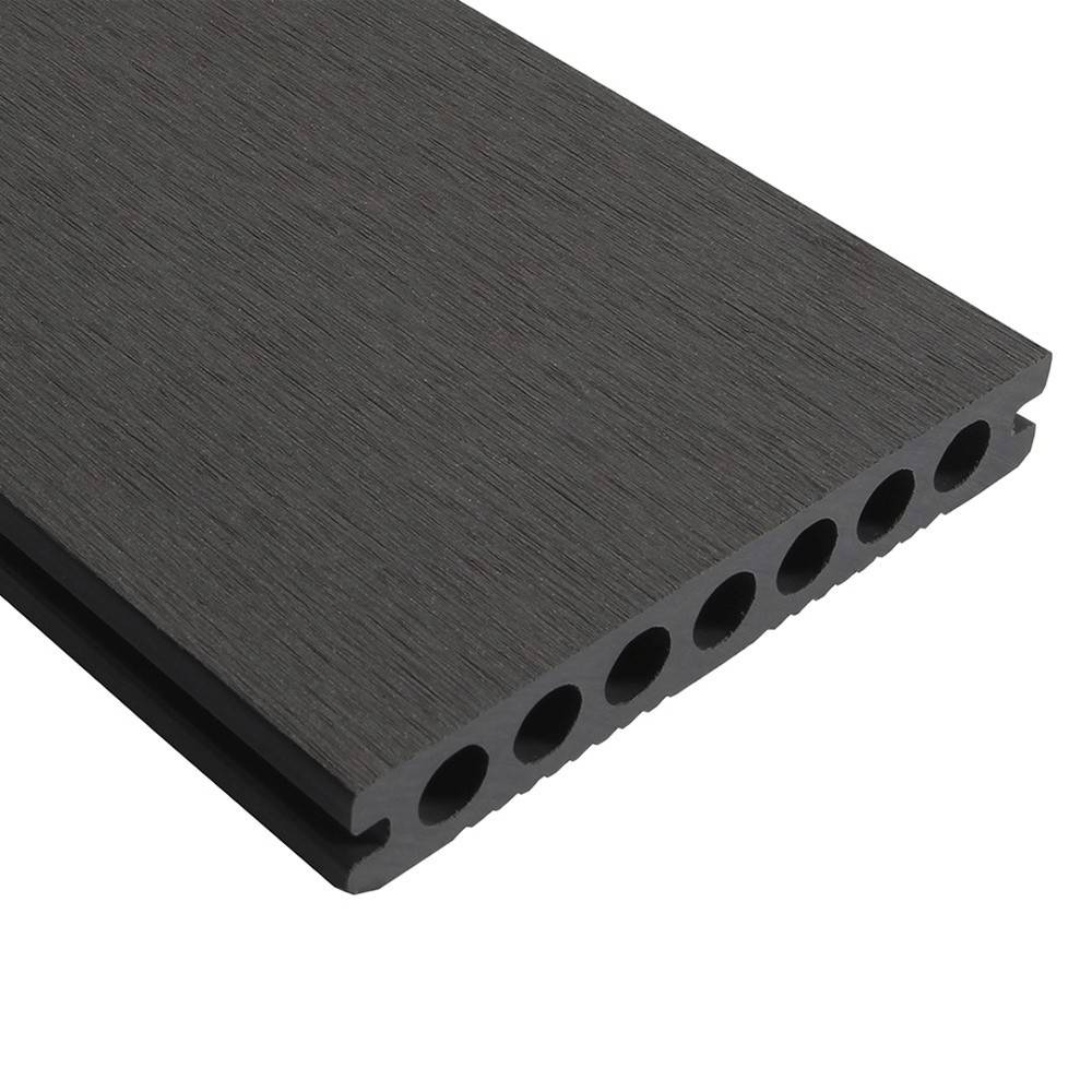 Kit Terrasse ATLANTA 15m² - 46 Lames de Terrasse (220 x 14.5 x 2.25 cm) - Anthracite - Garantie 15 ans - Fixation par Clips - Imagen 3