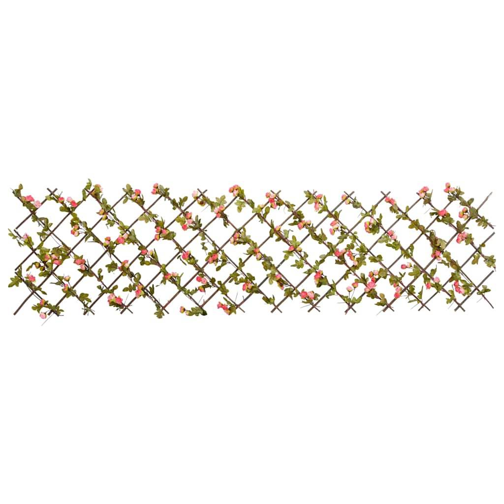Treillis de lierre artificiel PVC bois rose foncé 180 x 60 cm, Poids :3.84kg - PANGIVO - Image 4