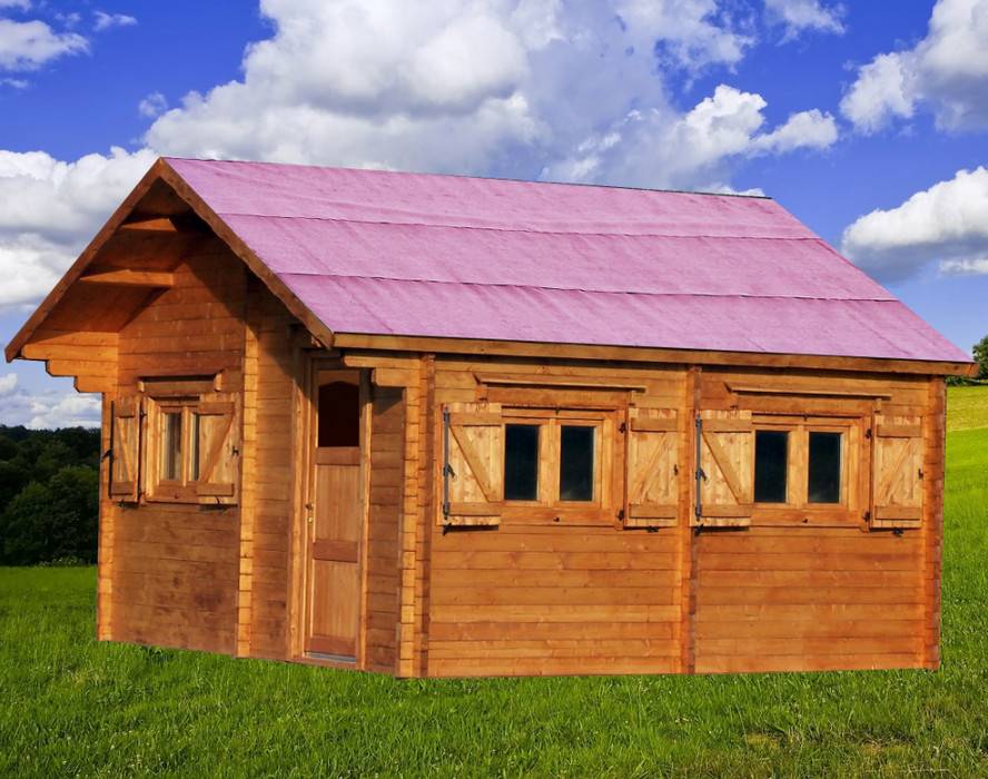 Habrita - Abri en madriers massifs façon chalet - 26,58 m² Habrita - Imagen 3