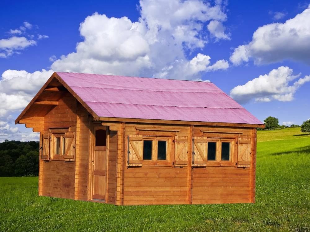 Habrita - Abri en madriers massifs façon chalet - 26,58 m² Habrita - Imagen 2