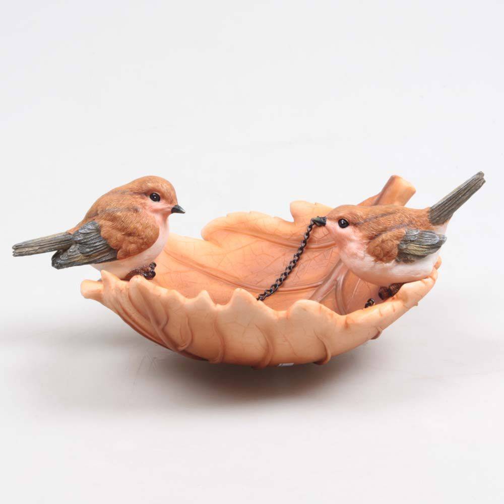 Farmwood Animals - Oiseau dans bain en résine à suspendre Moineau - Imagen 2