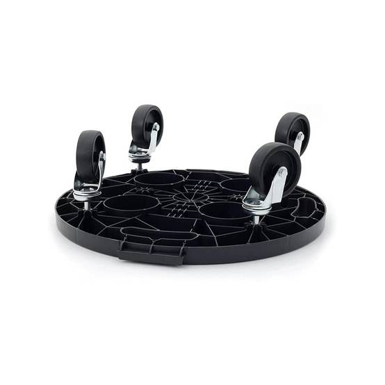 Support à roulettes rond diamètre 40 x 12,5 cm 4 roues Capacité max 275 kg Plantes Meubles ou matériel lourd - Image 9