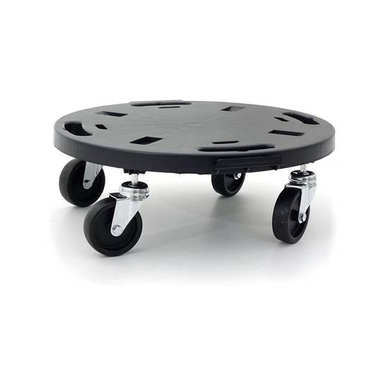 Support à roulettes rond diamètre 40 x 12,5 cm 4 roues Capacité max 275 kg Plantes Meubles ou matériel lourd - Image 1