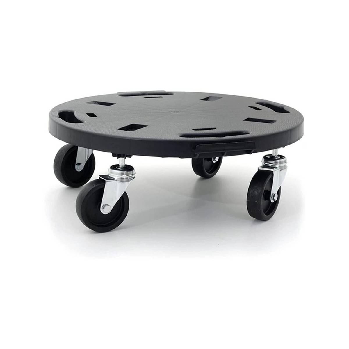 Support à roulettes rond diamètre 40 x 12,5 cm 4 roues Capacité max 275 kg Plantes Meubles ou matériel lourd - Image 1