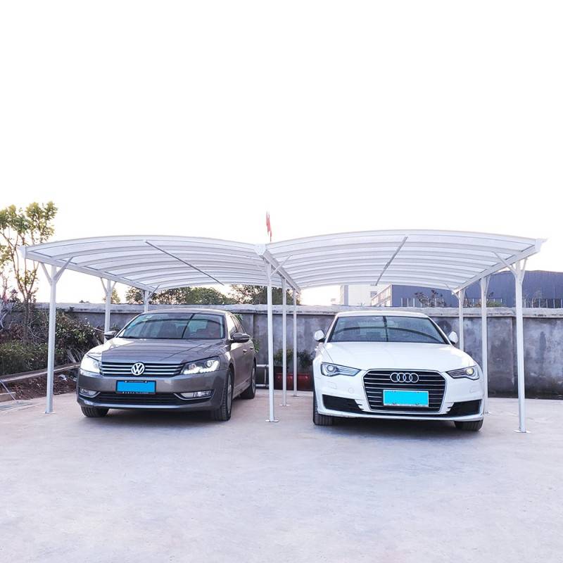 X-Metal - Carport double 30,30 m² aluminium blanc polycarbonate 6mm X-METAL avec kit d'ancrage - Image 6