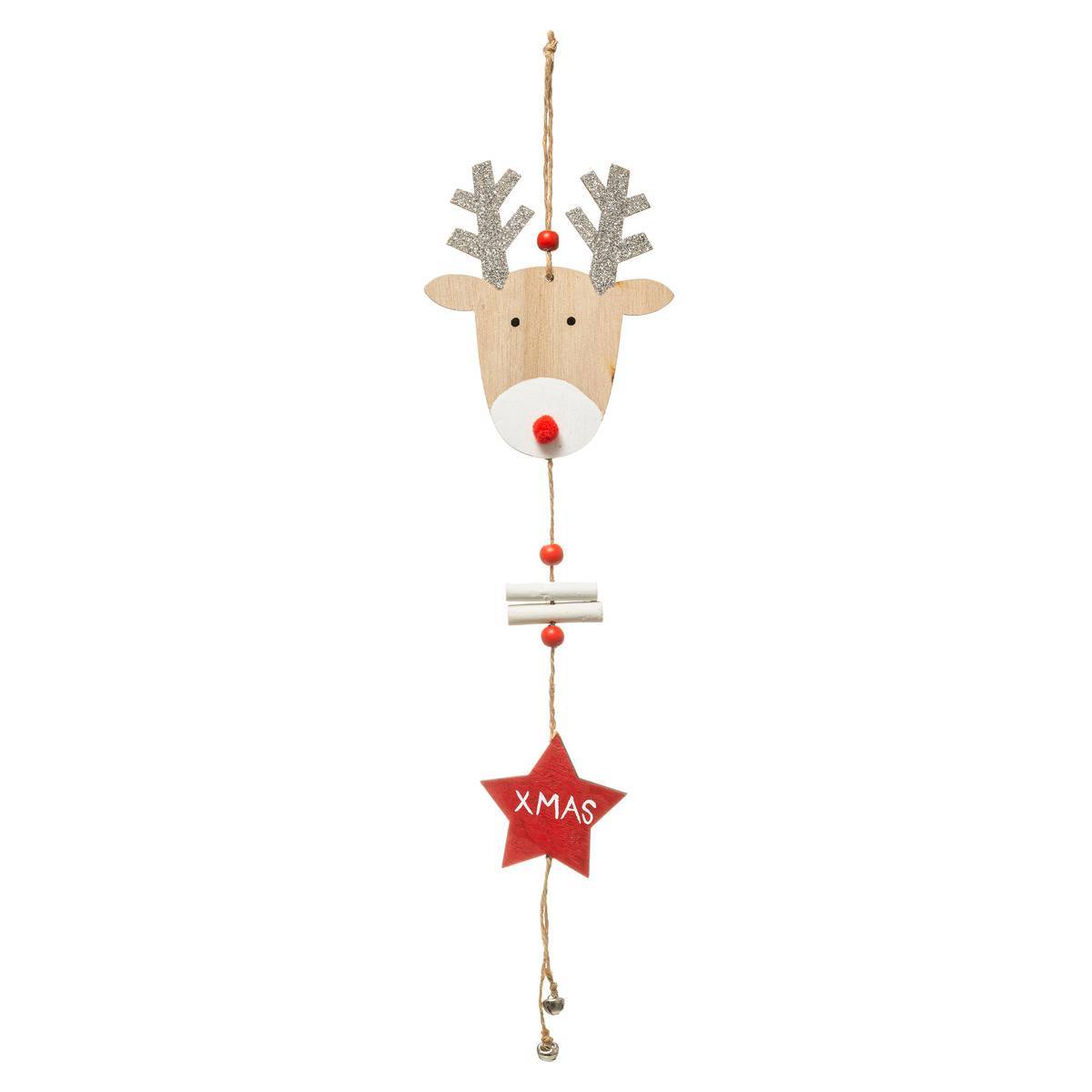 Fééric Lights & Christmas - Sujet de Noël Long Bois Renne 2 Assortiment 45 cm - Feeric Lights & Christmas - Imagen 2