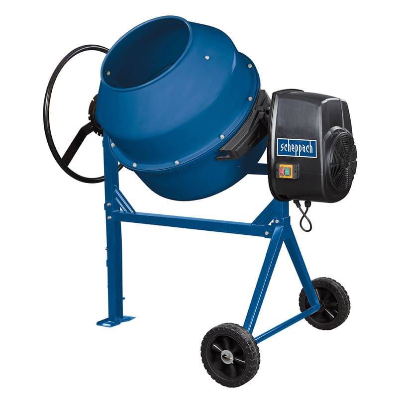 Scheppach - Bétonnière 180L 800W mobile puissante pour chantiers – MIX180 – Scheppach