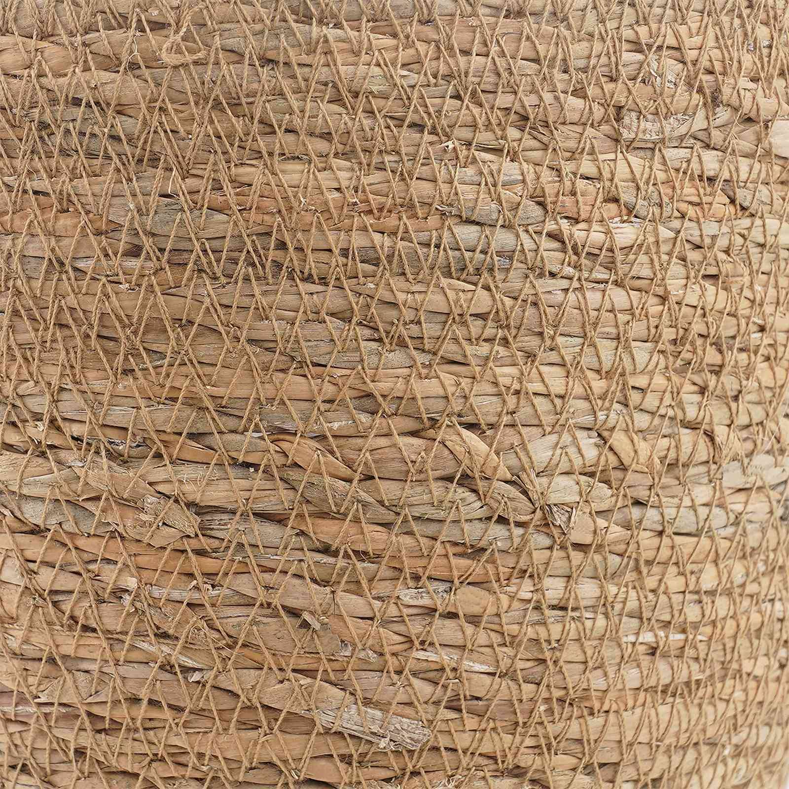 Paniers à plantes herbe de mer naturel 26 x 26 x 19 cm, Poids:0.87kg - PANGIVO - Image 6