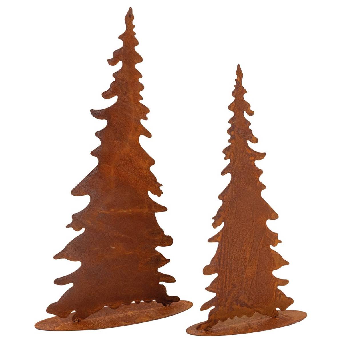 Aubry Gaspard - Sapins en métal vieilli (Lot de 2) - Imagen 1