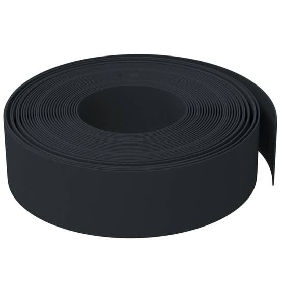 Bordure jardin flexible plastique PE aménagement allées bassins 3pcs 10mx15cm noir - ComfortXL Outdoor Living - Image 4