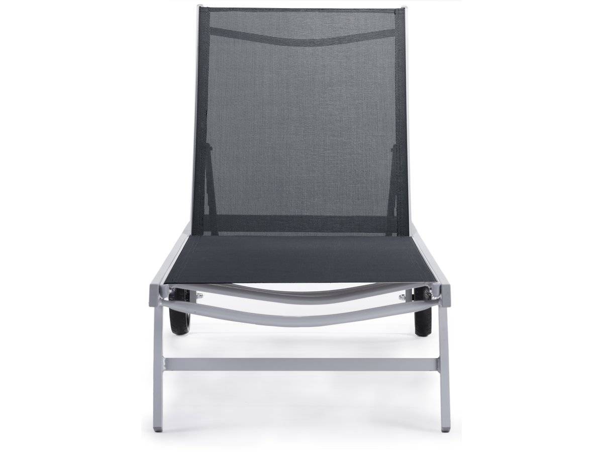 Habitat Et Jardin - Bain De Soleil En Aluminium Et Textilène "bella" - Phoenix - Gris - Lot De 2 -habitat Et Jardin - Imagen 4