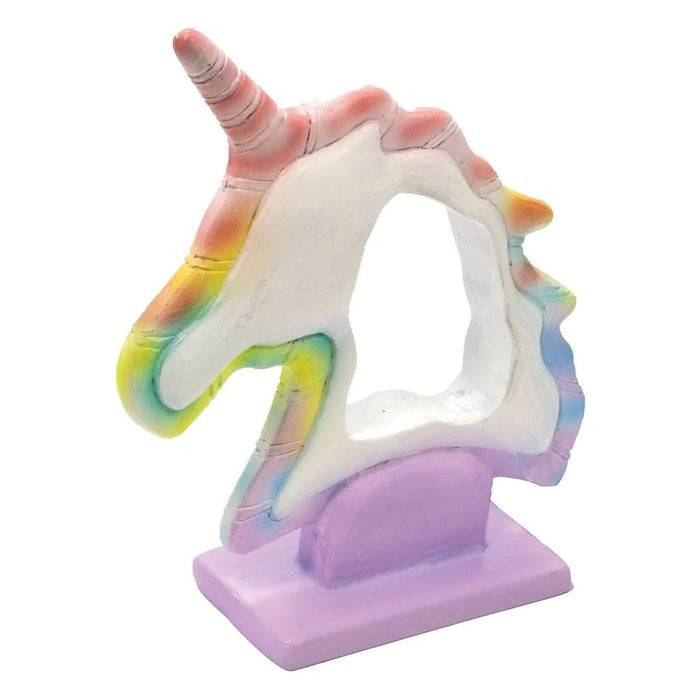 Superfish - Décoration aquarium Licorne Arc-en-ciel 9 x 3 x 10 cm - SUPERFISH