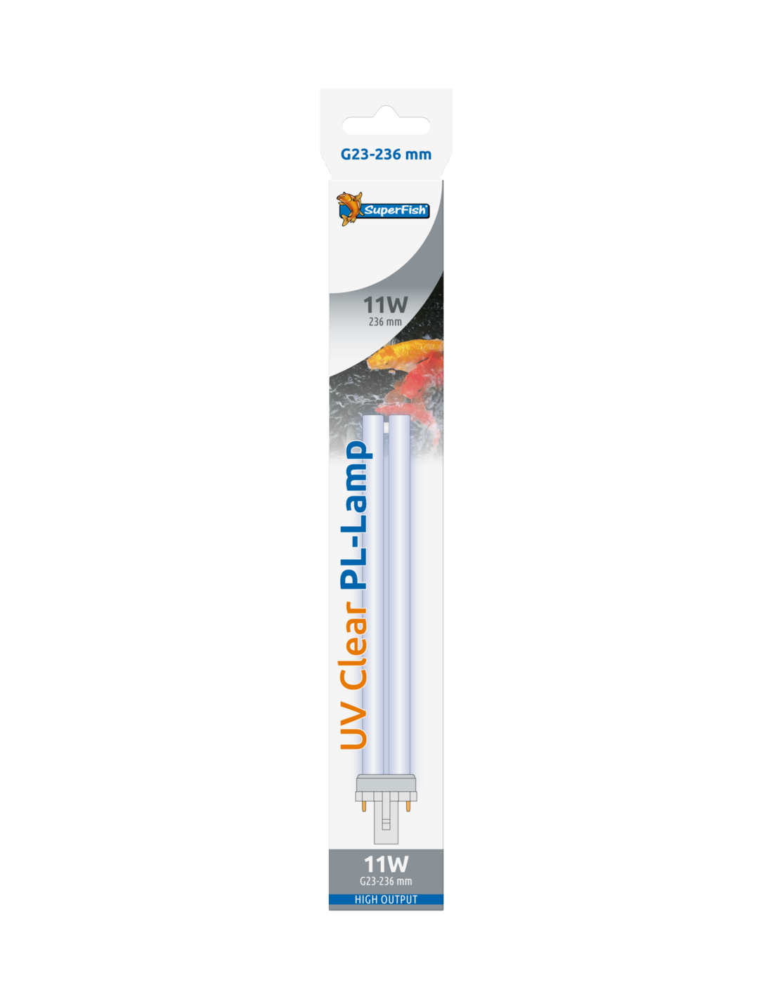 Superfish - Lampe UV PL 11W base G23 pour aquarium et étang - SUPERFISH