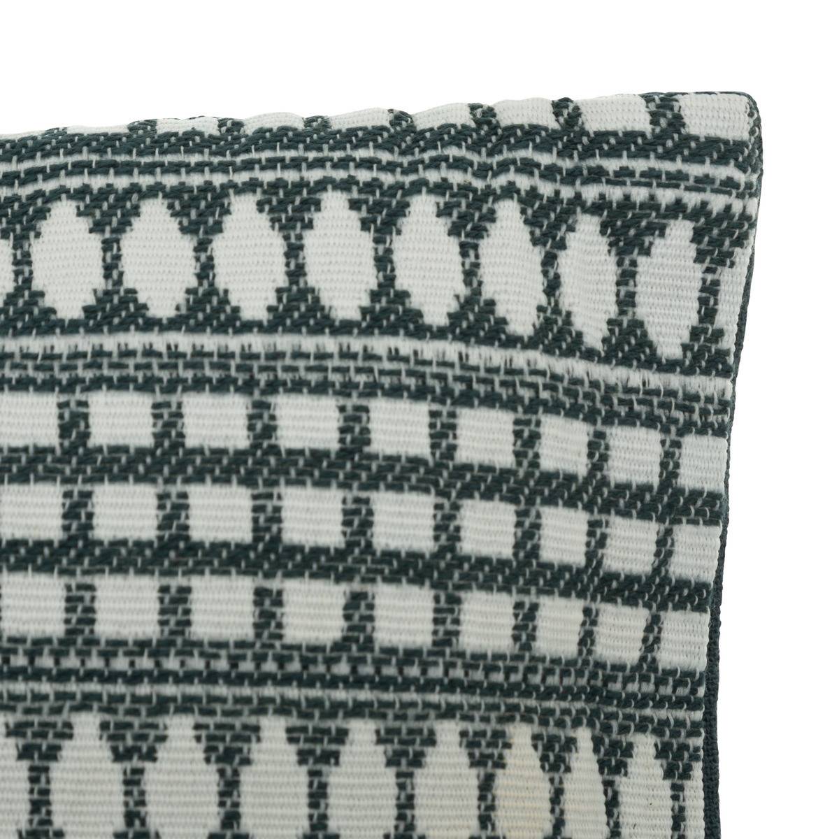 Coussin décoratif Bleu Egéen Jacquard 30 x 50 cm - Imagen 2