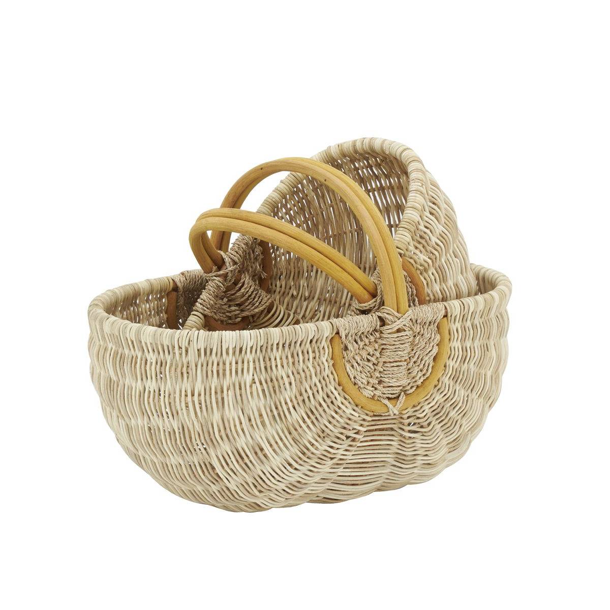 Aubry Gaspard - Duo de panier en rotin - Imagen 1
