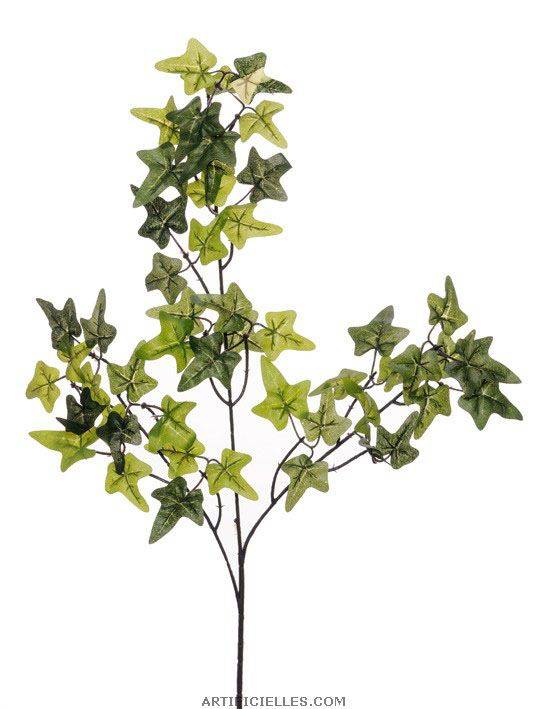 Lierre artificiel en branche H 70 cm 51 feuilles Vert - couleur: Vert