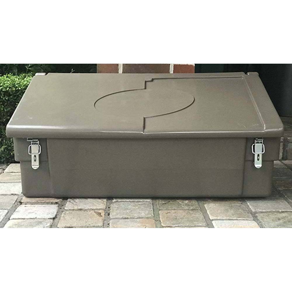 Coffre de jardin 100l avec grenouillères-plast'up rotomoulage - Imagen 5