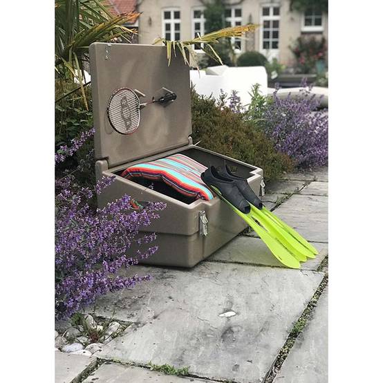 Coffre de jardin 100l avec grenouillères-plast'up rotomoulage - Imagen 3