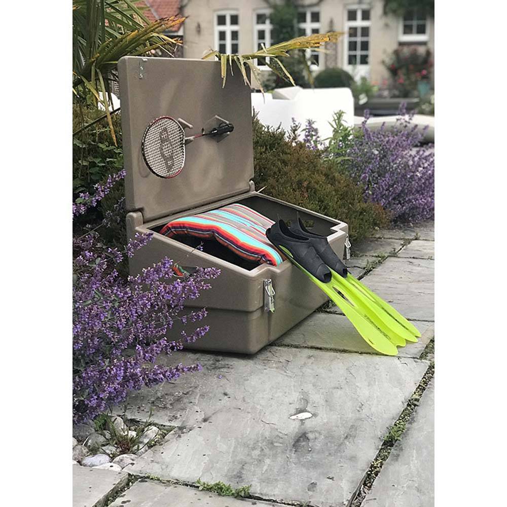 Coffre de jardin 100l avec grenouillères-plast'up rotomoulage - Imagen 3