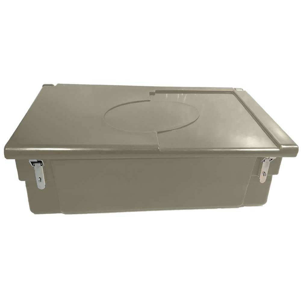 Coffre de jardin 100l avec grenouillères-plast'up rotomoulage - Imagen 1