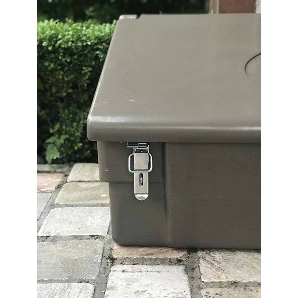 Coffre de jardin 100l avec grenouillères-plast'up rotomoulage - Imagen 4