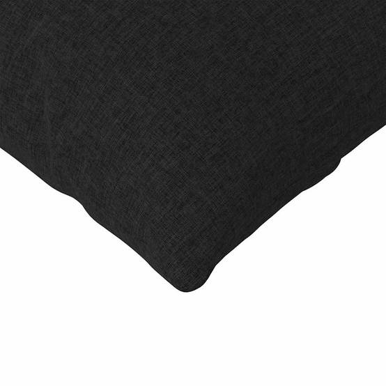 Paire de Coussins Dossier Tissu pour Canapé Palette et Banc Intérieur Noir 200 x 40 cm – ComfortXL Outdoor Living - Image 7