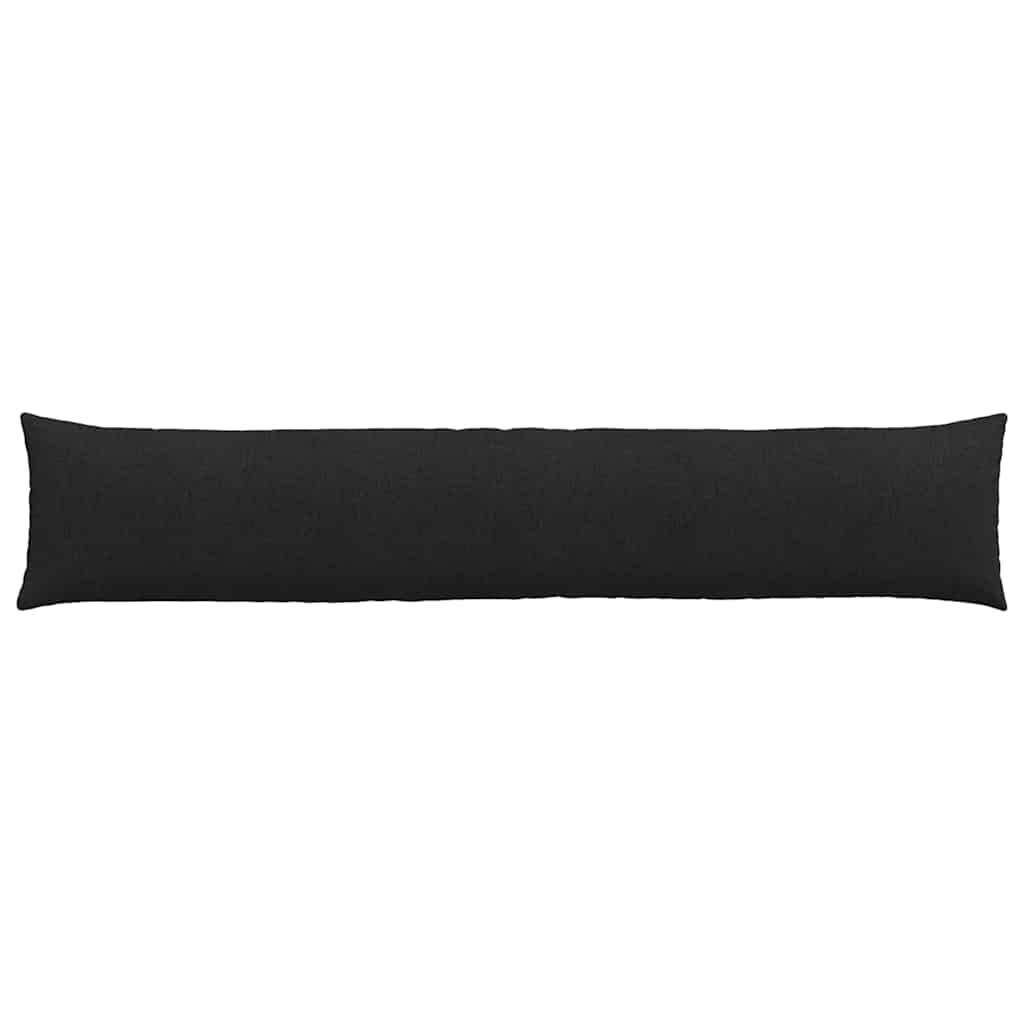 Paire de Coussins Dossier Tissu pour Canapé Palette et Banc Intérieur Noir 200 x 40 cm – ComfortXL Outdoor Living - Image 6