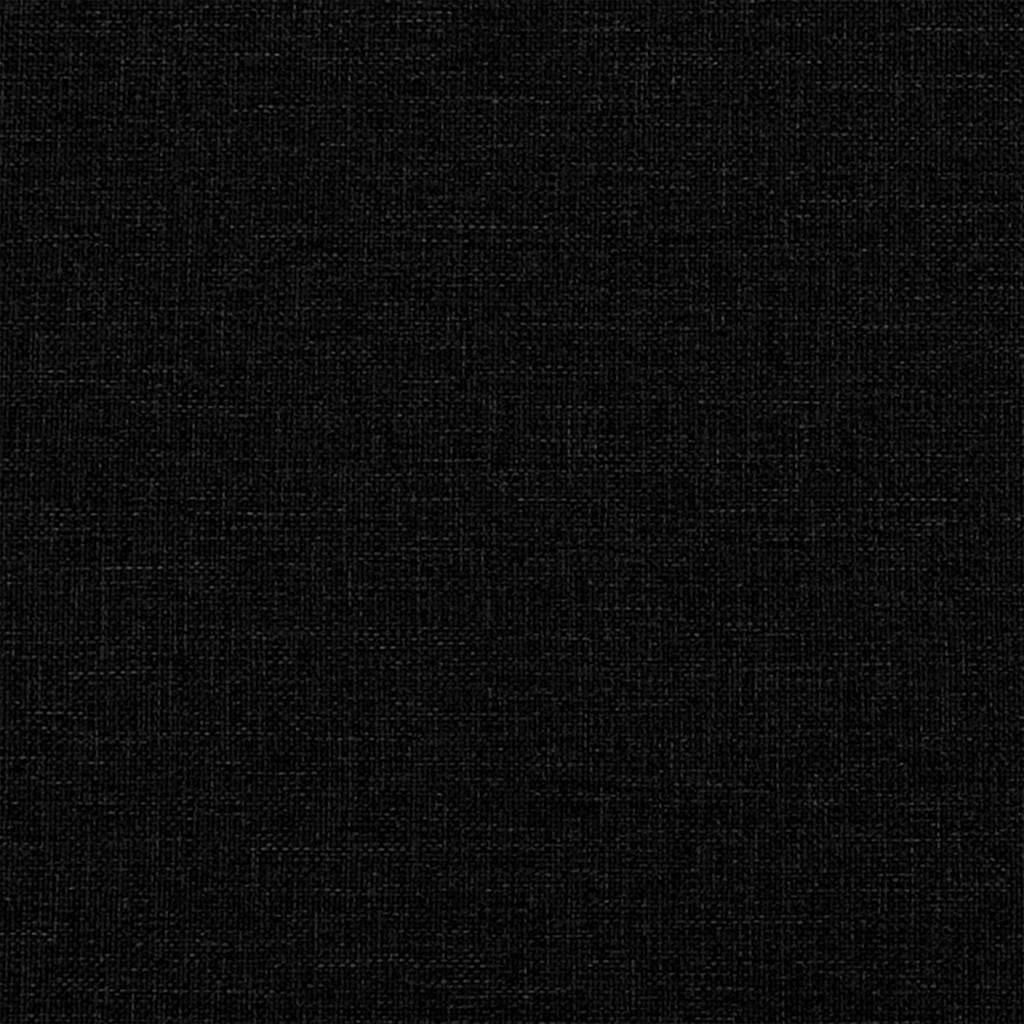 Paire de Coussins Dossier Tissu pour Canapé Palette et Banc Intérieur Noir 200 x 40 cm – ComfortXL Outdoor Living - Image 8