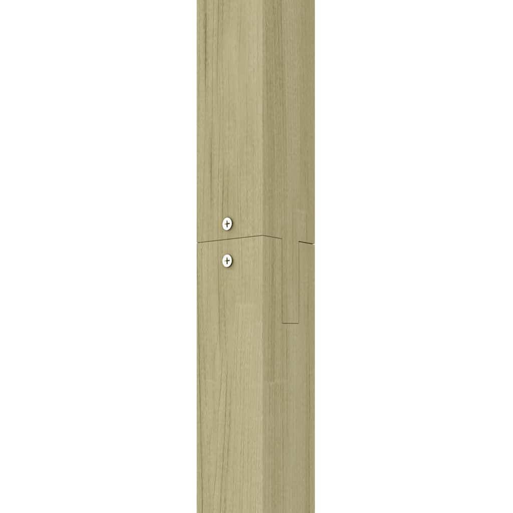 Treillis avec Étagères Bois Sapin Massif pour Pots Fleurs 55x140cm - ComfortXL Outdoor Living - Image 9