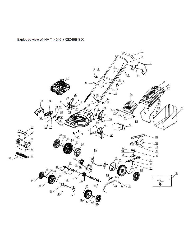 Sac à herbe - 1410083000 pour INV T14046, INV T1456 H2, PROXIMA XSZ46E